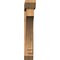 Ekena Millwork Imperial Slat Smooth Bracket w/ Offset Brace, Western Red Cedar, 7 1/2"W x 46"D x 46"H BKT0806X46X46IMP06SWR - alternate 3